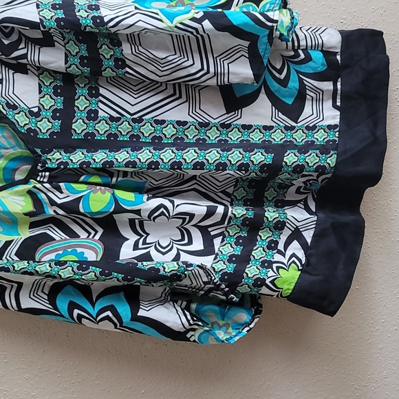 Karen Kane Bell sleeves Silk Blouse - Picture 3 of 5